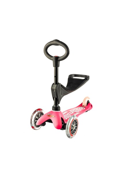 Scooter Mini Deluxe 3 in 1 Pembe MMD009