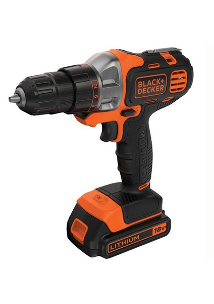 Black & Decker MT218KB-QW 18V/1,5Ah Li-ion Çift Akülü Vidalama MultiEvo