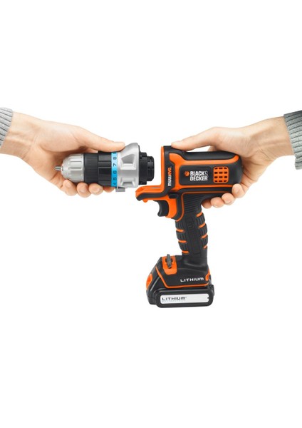 Black & Decker MT218KB-QW 18V/1,5Ah Li-ion Çift Akülü Vidalama MultiEvo