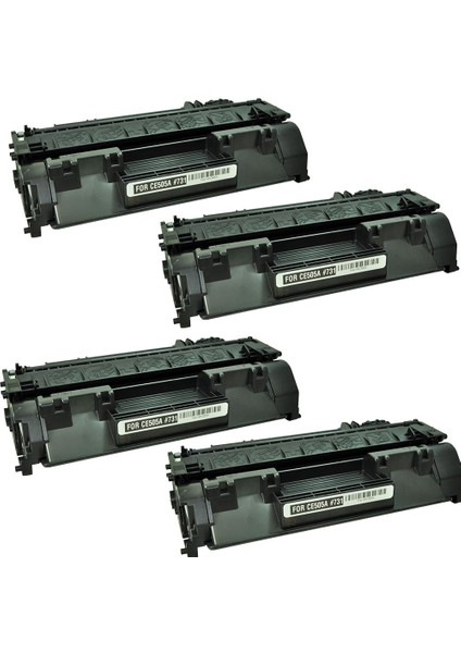 Hp 05A Ce505A Toner 4'lü Ekonomik Paket Muadil Yazıcı Kartuş