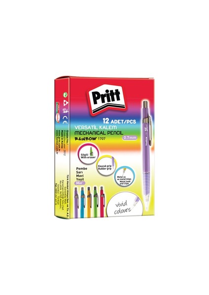 Rainbow 1707 Versatil Kalem 0,7 Mor Hnk-1690793