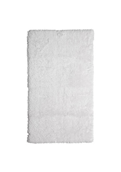 Tavşan Tüyü Banyo Takımı 2 li - Beyaz