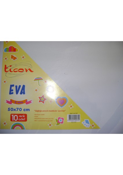 Eva 2Mm 50*70Cm Beyaz