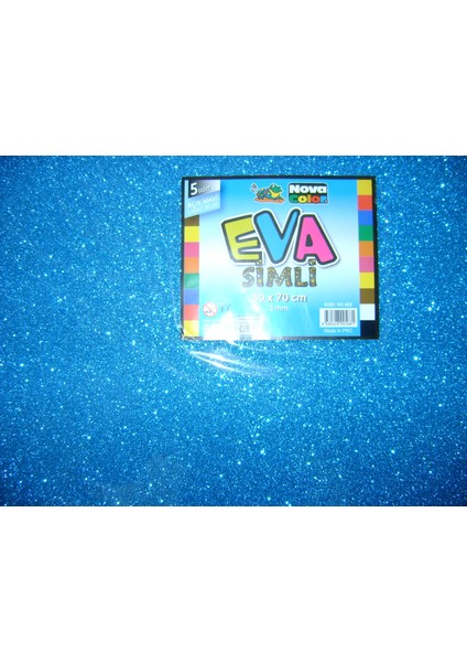 Simli Eva 2Mm 50*70Cm Mavi