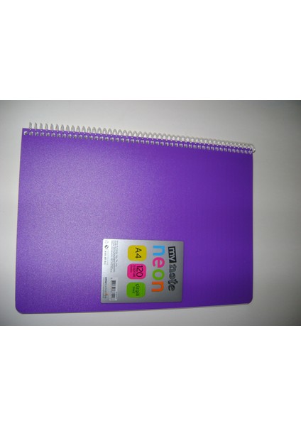 My Note Neon A4 120Yp Çizgili Pp Kapak