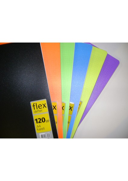 Flex A4 120Yp Kareli Pp Kapak