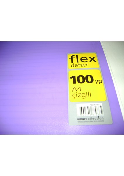 Flex A4 100Yp Çizgili Pp Kapak