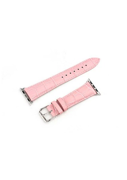 Apple Watch Uyumlu 42Mm Şık Deri Kordon