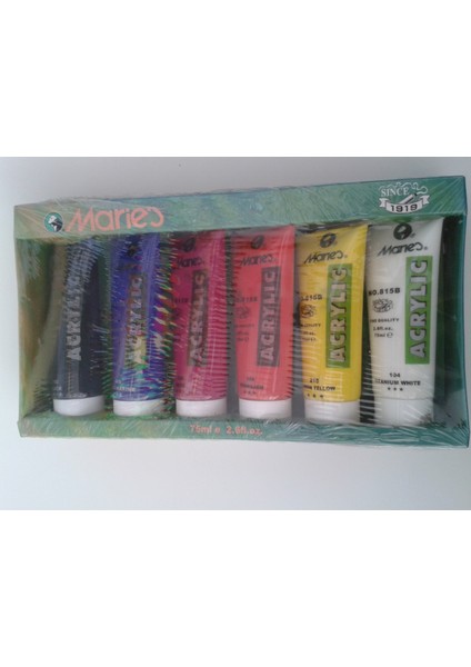 Akrilik Tüp Boya 6X75Ml