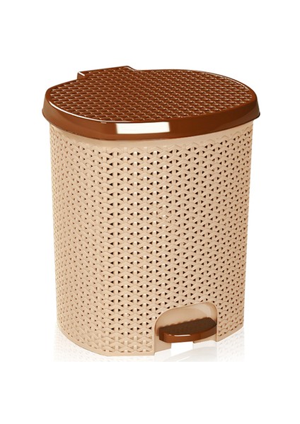 Plastik 2 No Rattan Çöp Kovası