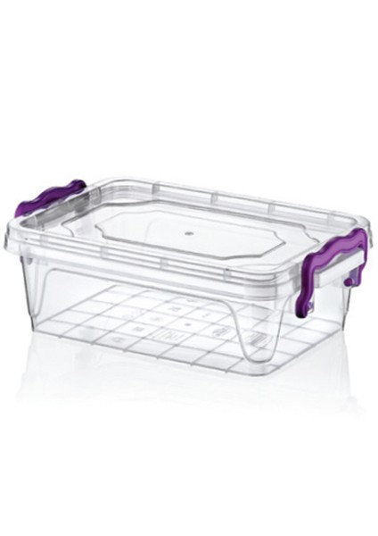 Plastik 600Ml Diktörtgen Multi Box Saklama Kabı 6 lı(21050)
