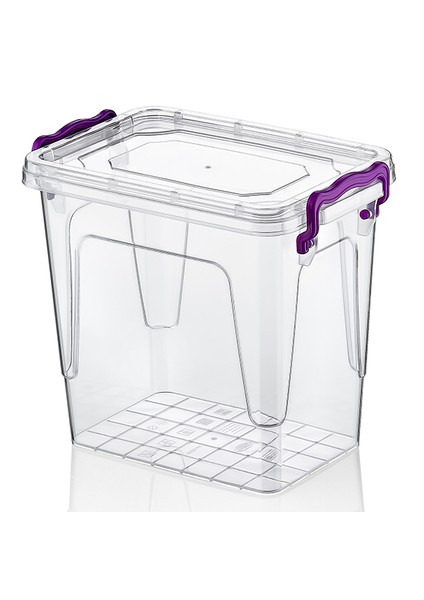 Plastik 1,45Lt Diktörtgen Multi Box Saklama Kabı 6 lı