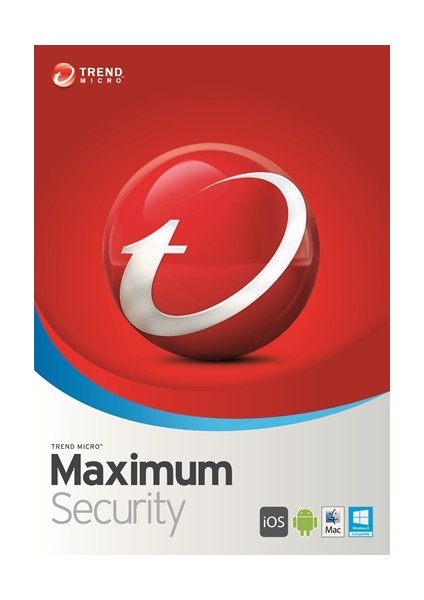 Trend Micro Maximum Security  - 3 Bilgisayar / 1 Yıl