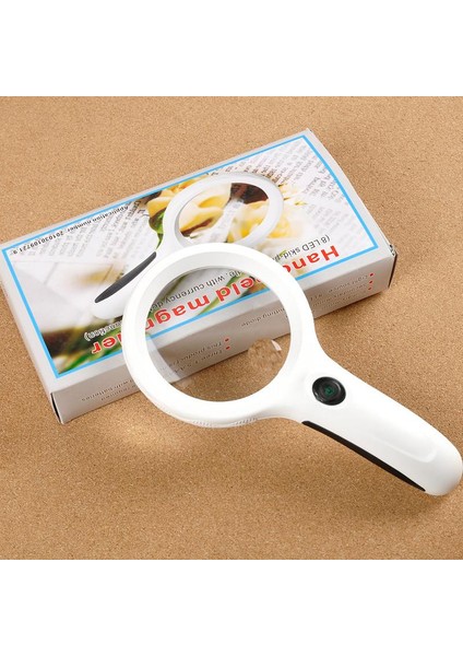 A9588 Uv Işıklı 8X Büyük Büyüteç