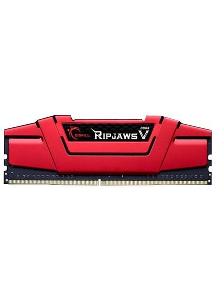 GSKILL RipjawsV Kırmızı DDR4-2400Mhz CL15 16GB (1X16GB) SINGLE (15-15-15-35) 1.2V (F4-2400C15S-16GVR)