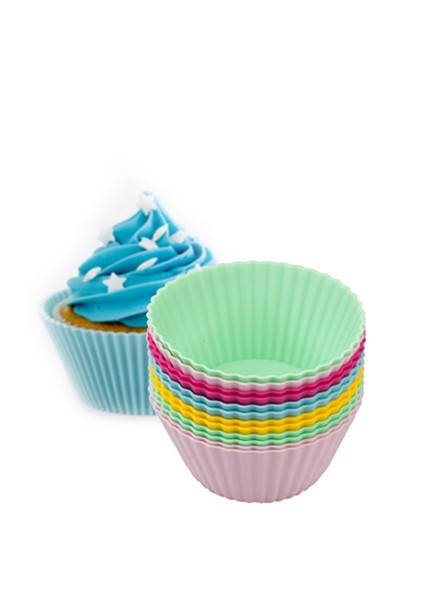 Silikon Tekli 12 Muffin Kalıbı