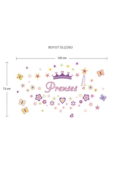 Prenses Duvar Sticker fiyatları