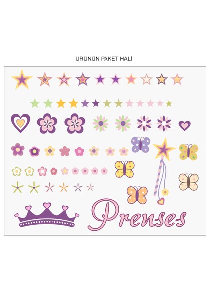 Prenses Duvar Sticker modelleri