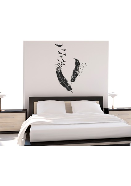 Kuş Tüyler Duvar Sticker modelleri