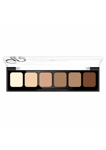 Correct&Conceal Concealer Cream Palette No:02 Medium To Dark - Kapatıcı Krem Palet - 8691190120726