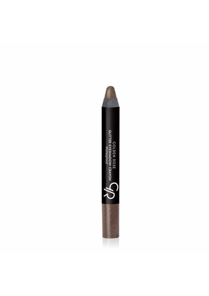 Glitter Eyeshadow Crayon Waterproof No: 54 Shiny Brown - Simli Kalem Göz Farı - 8691190815547