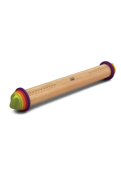 JosephJoseph Adjustable Rolling Pin Plus - Multi Colour / Oklava