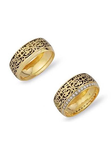 Alyans Elişi Yüzük 7,05 Gram 14 Ayar Altın