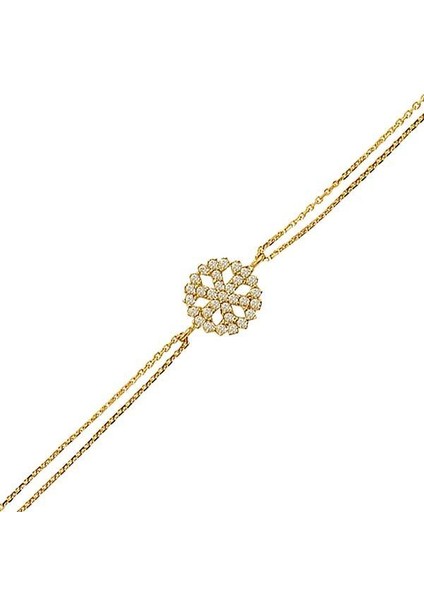 Kar Tanesi Bileklik 2,03 Gram 14 Ayar Altın