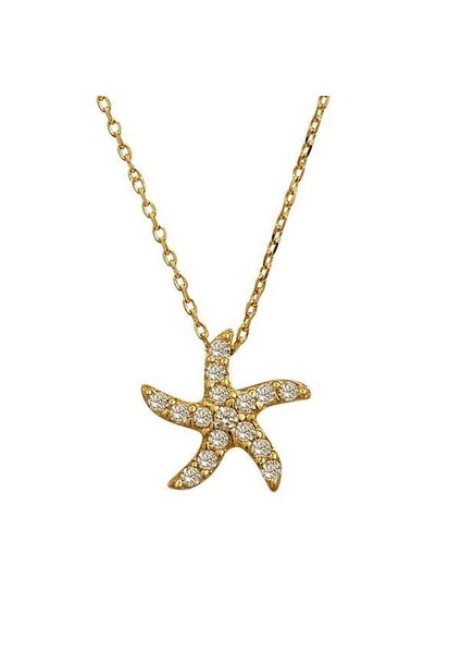 Deniz Yıldızı Kolye 2,20 Gram 14 Ayar Altın
