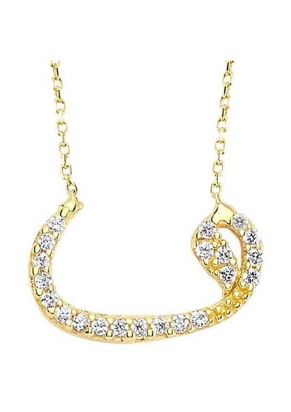 Vav Kolye 1,71 Gram 14 Ayar Altın