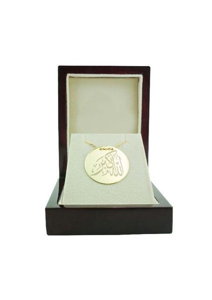 Plaka Kolye Allahuekber (1) 3,50 Gram 14 Ayar Altın