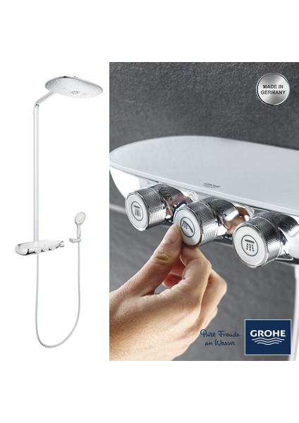 SmartControl 300 Termostatik Duş Bataryalı Borulu Duş Sistemi - 26250000 fiyatları