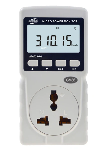 BENETECH GM86 Enerjimetre Watt Güç Ölçer