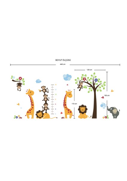 Hayvanlar Duvar Sticker fiyatları