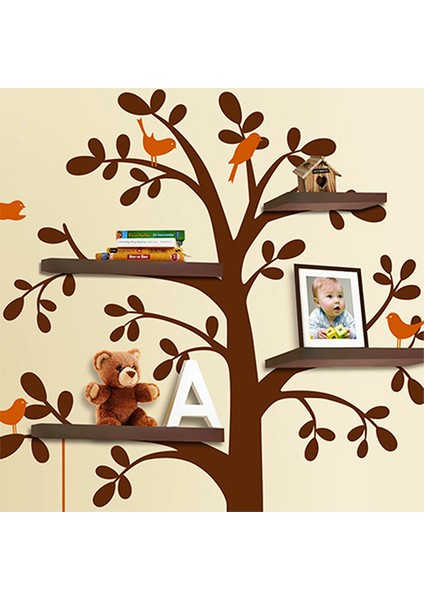 Kahverengi Ağaç Duvar Sticker fiyatları