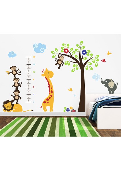 Zürafa Duvar Sticker