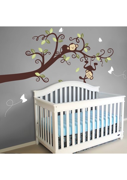 Ağaçta Maymunlar Duvar Sticker fiyatları