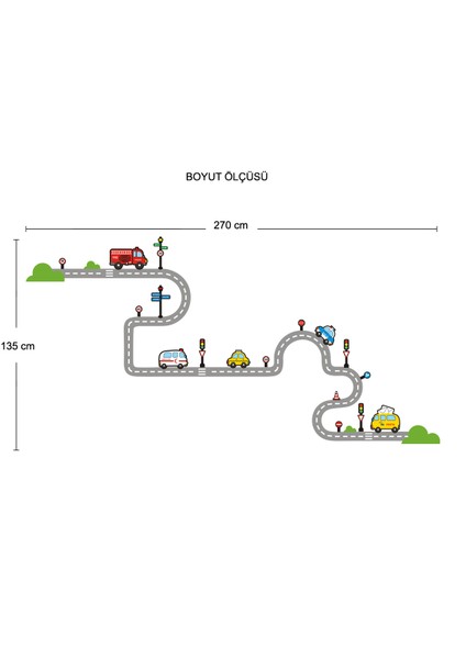 Trafik Duvar Sticker fiyatları