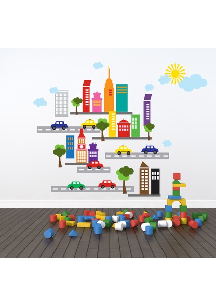 Arabalar Duvar Sticker