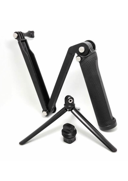 Aksiyon Kamera İçin Katlanan Tripod Monopod 3Way