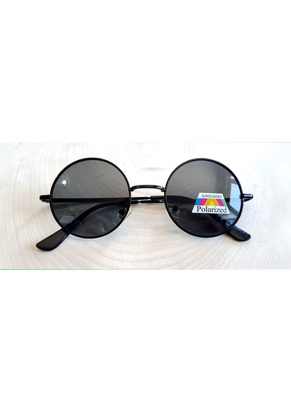 Siyah Çerçeveli Polarized John Lennon Güneş Gözlüğü Kgz065