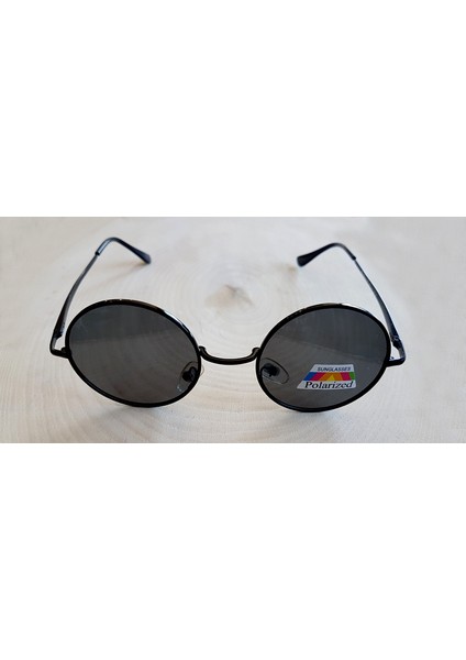 Siyah Çerçeveli Polarized John Lennon Güneş Gözlüğü Kgz065