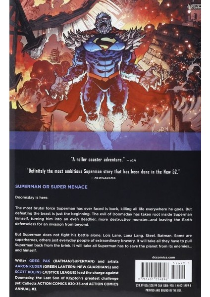 Superman - Action Comics Vol. 6: Superdoom (The New 52) İngilizce Çizgi Roman fiyatları