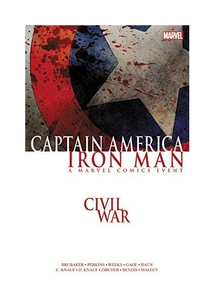 Comics Civil War: Captain America/Iron Man İngilizce Çizgi Roman