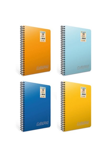 Chromo Spiralli PP Kapak Defter A4 Kareli 240yp 2938