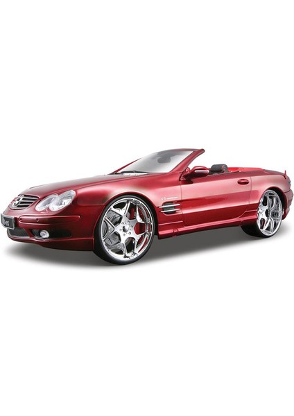 Maisto Mercedes Sl 55 Amg Convertible 1:18 Model Araba A/S Kırmızı
