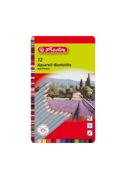 Herlitz Kalem Sulu Boya 12li 284