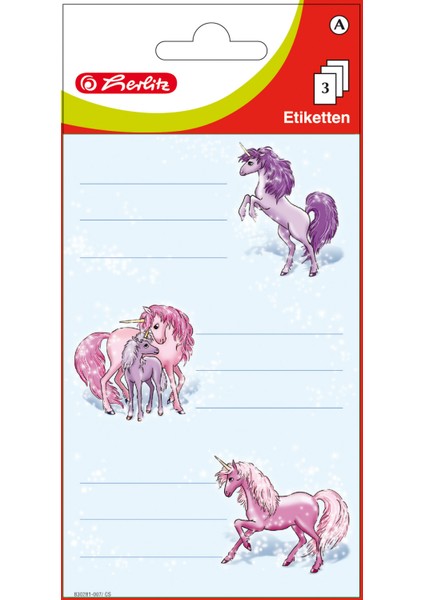 Herlitz Etiket Pony 5li 281