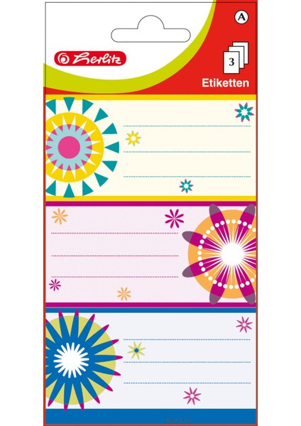 Herlitz Etiket Geometrik 2li 307