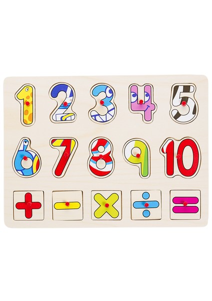 Ahşap Puzzle Rakamlar 30,2X22,5X0,8Cm BUBU-AP0042